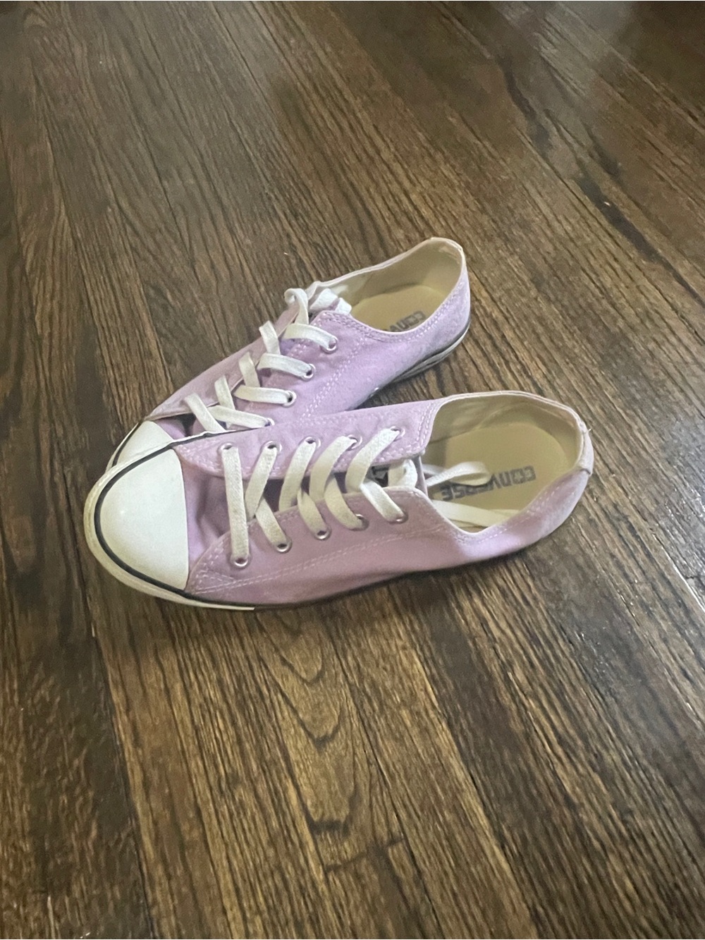 Converse Low Top Sneakers in Light Purple